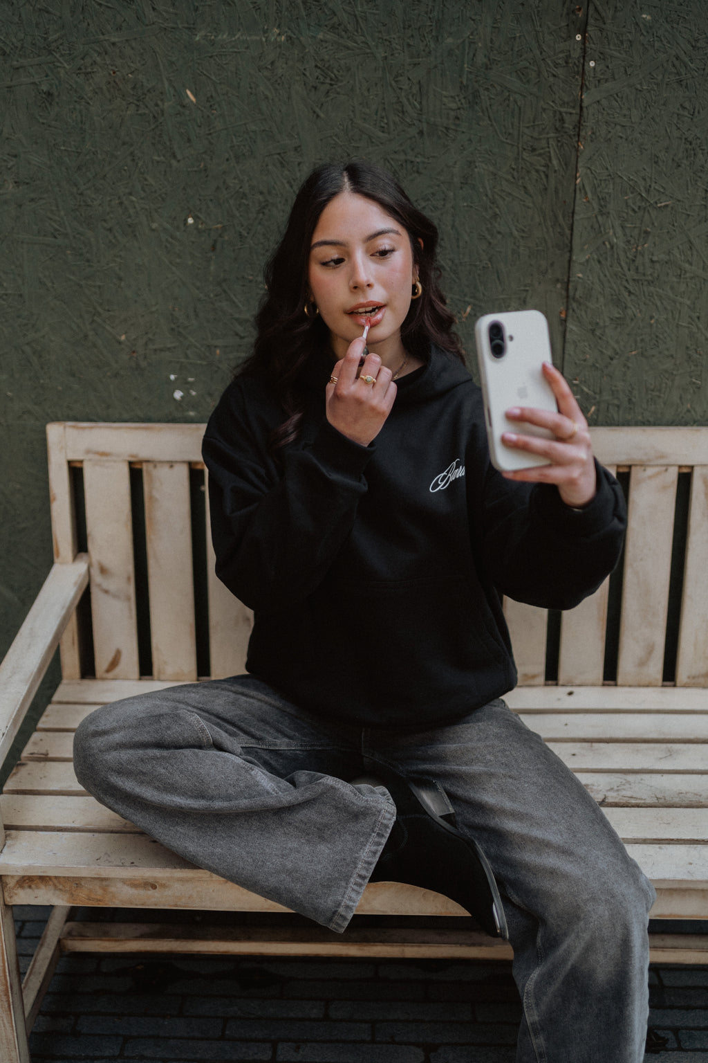 Hoodie Negro - Boxy Fit