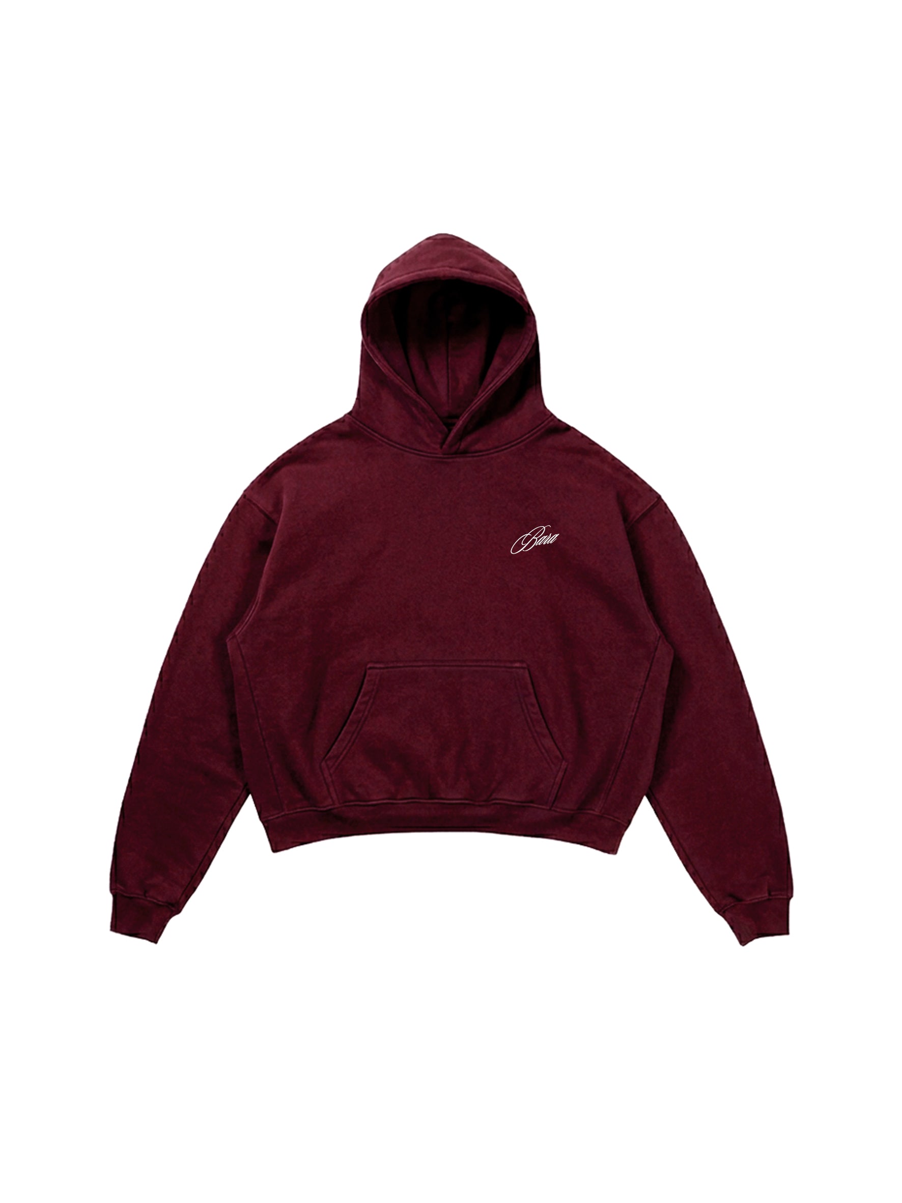 Hoodie Burdeo - Boxy Fit