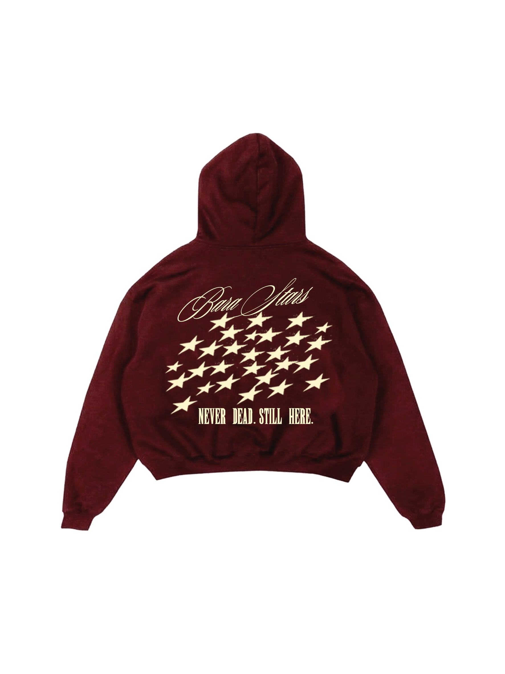 Hoodie Burdeo - Boxy Fit